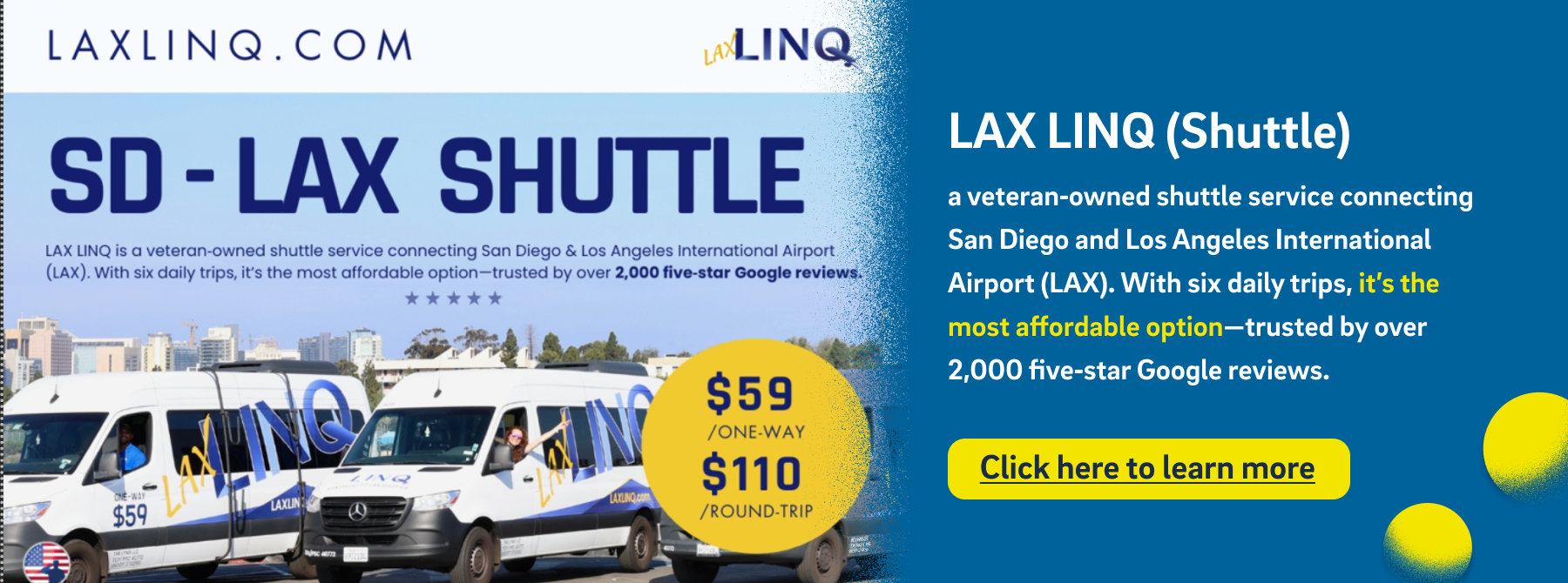 1 of 2, LAX LINQ (Shuttle)